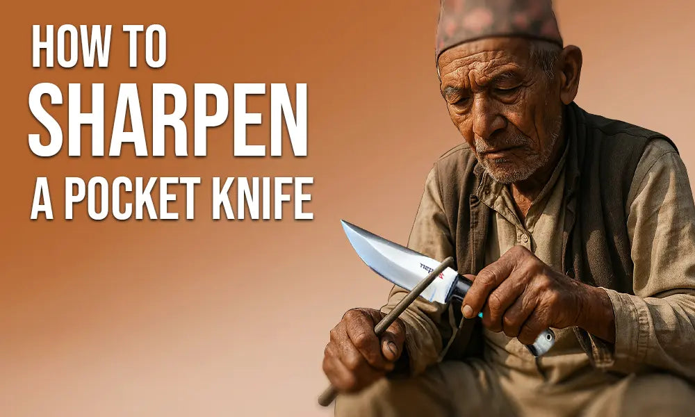 How to Sharpen a Pocket Knife?