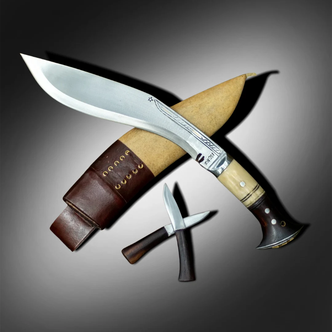 Gurkha Khukuri Hand-forged Knife | 10 Inches Sirupate Bone Wood Kukri