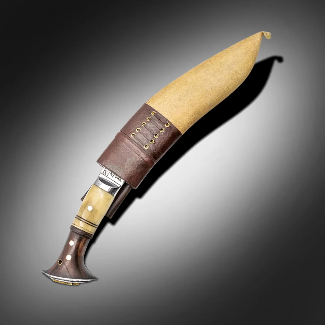 Gurkha Khukuri Hand-forged Knife | 10 Inches Sirupate Bone Wood Kukri