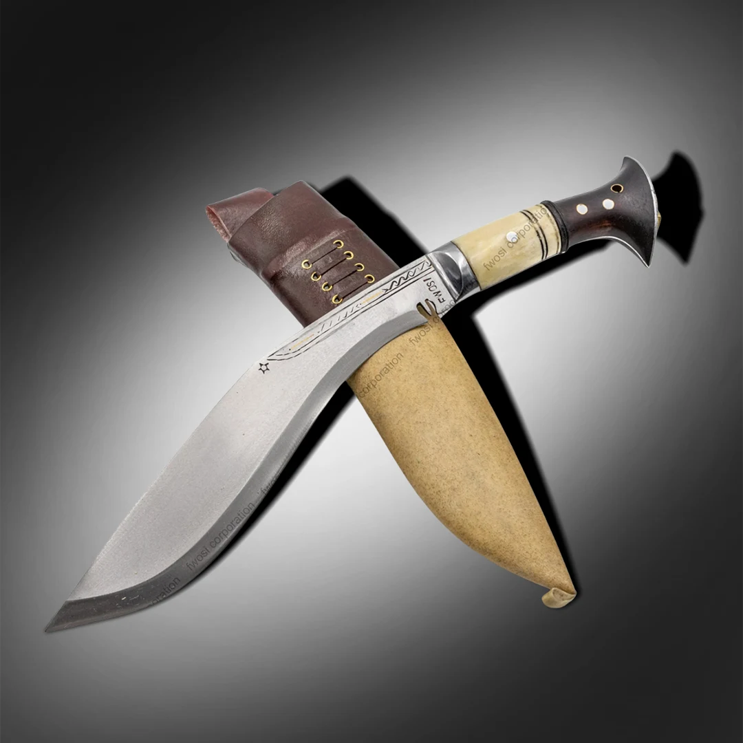Gurkha Khukuri Hand-forged Knife | 10 Inches Sirupate Bone Wood Kukri