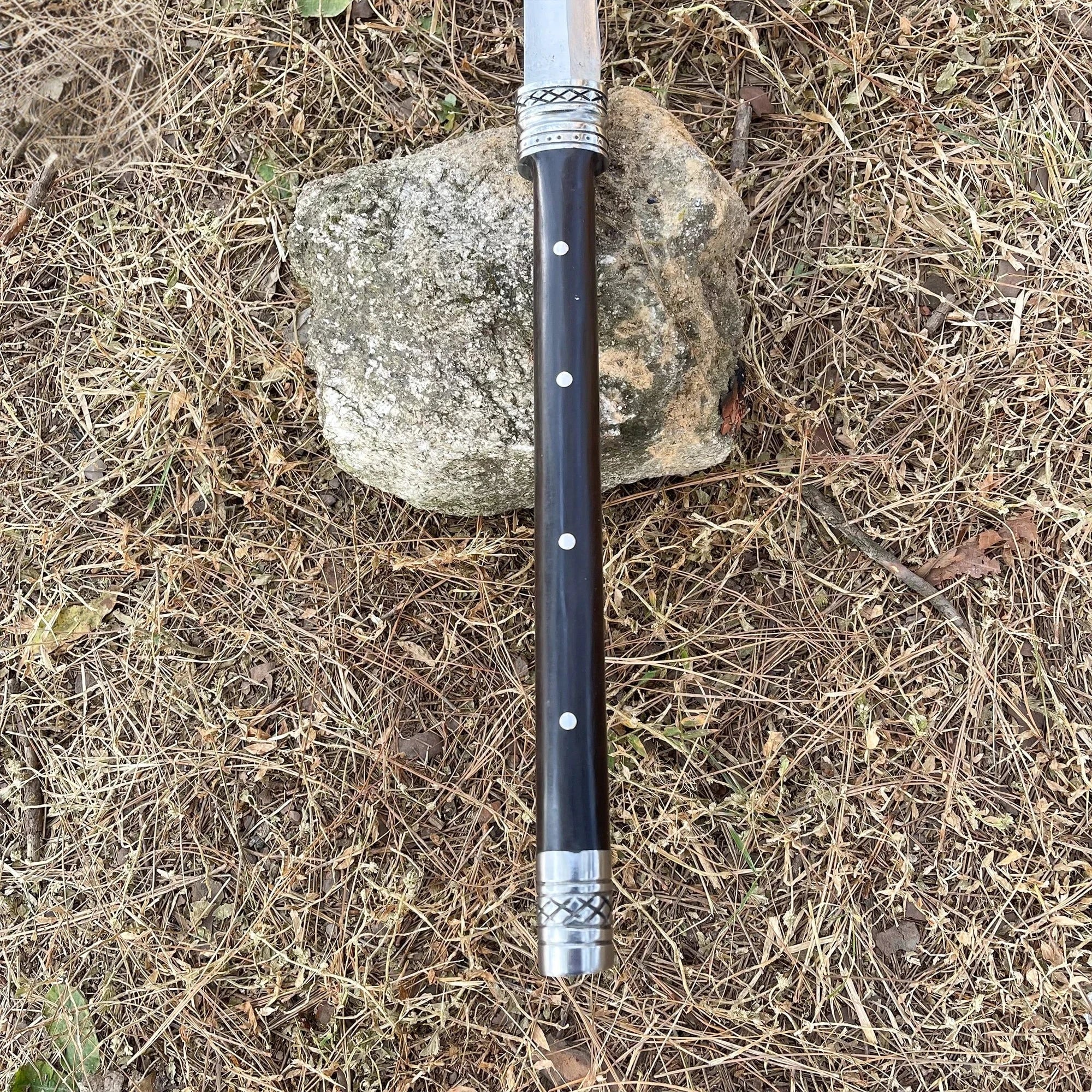 25 Inch Katana Sword with Leather Sheath