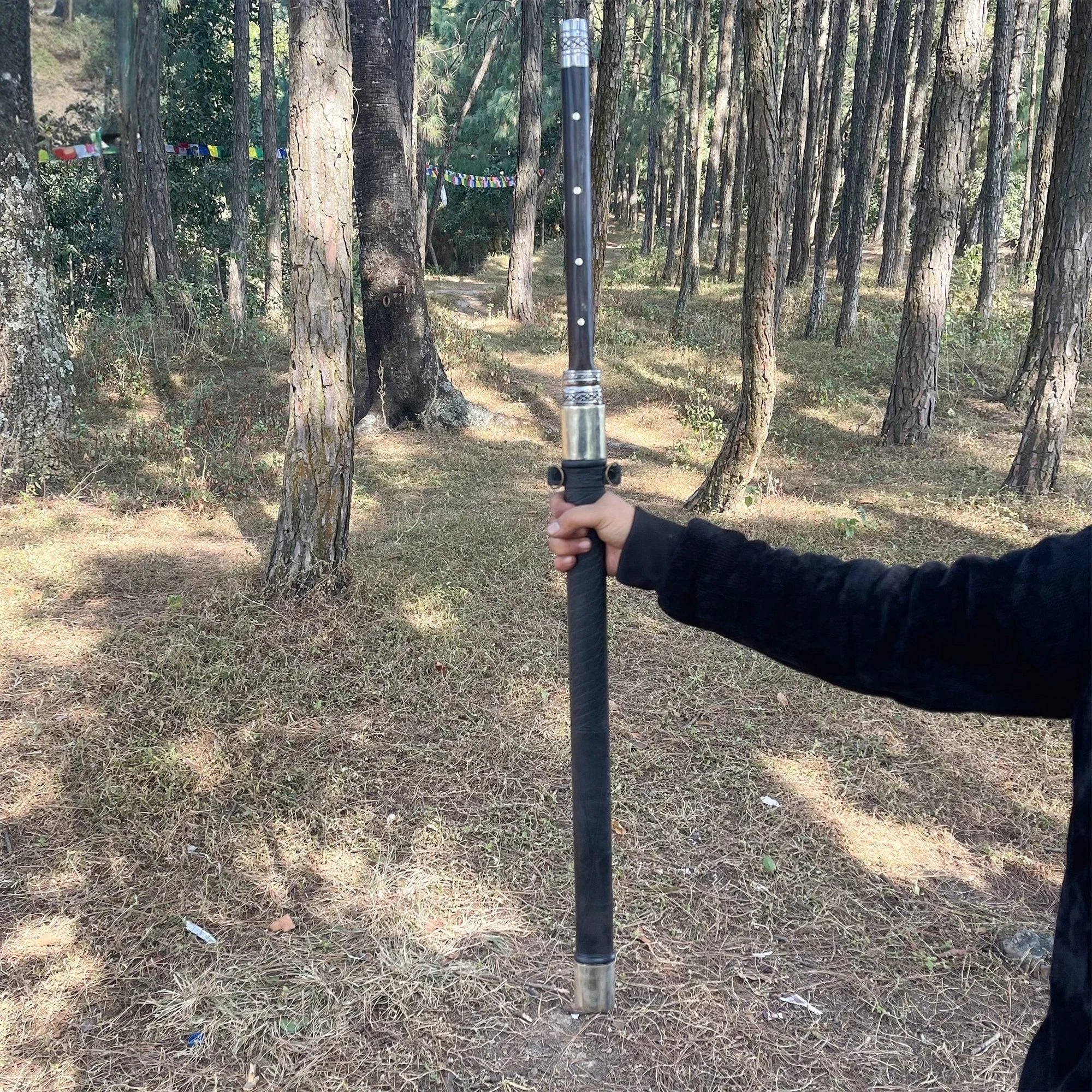 25 Inch Katana Sword with Leather Sheath