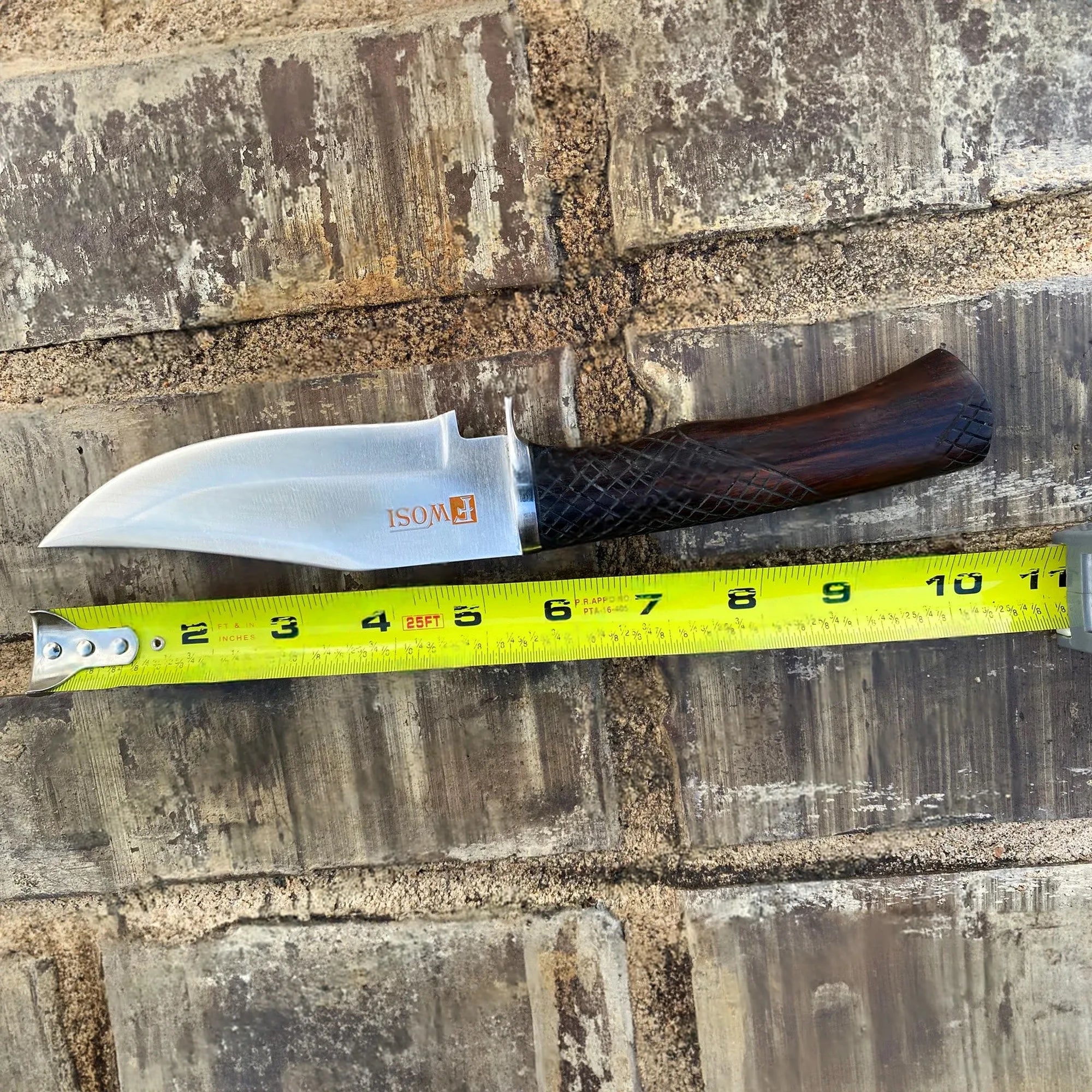 Handmade Pocketknife with Sheath, Small Bowie Knife Sharp