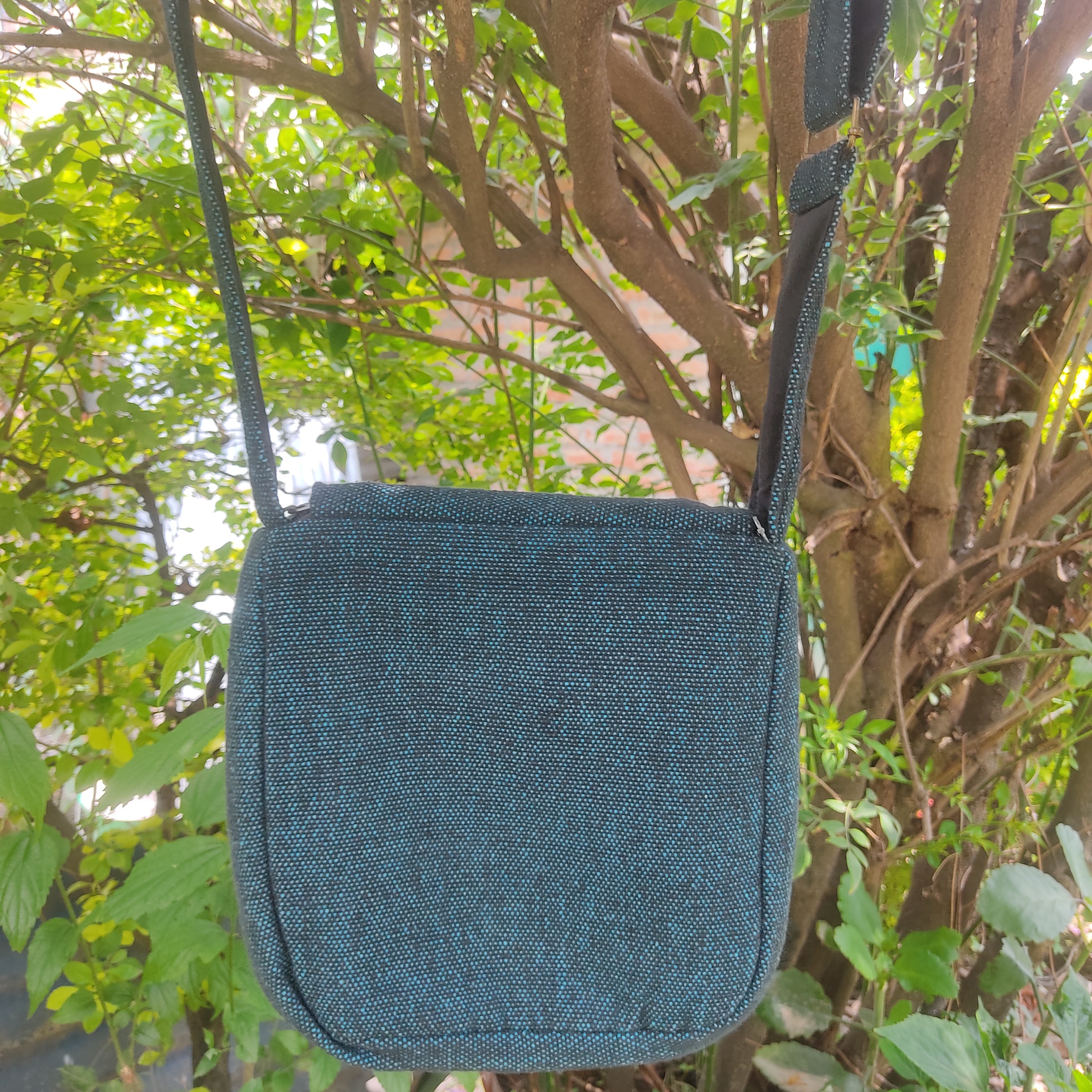 Cotton Patchwork Crossbody Bag - FWOSI