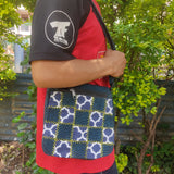 Cotton Patchwork Crossbody Bag - FWOSI