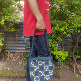 Cotton Patchwork Crossbody Bag - FWOSI