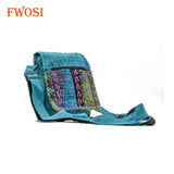 Hemp Hippie Shoulder Messenger Bag - FWOSI