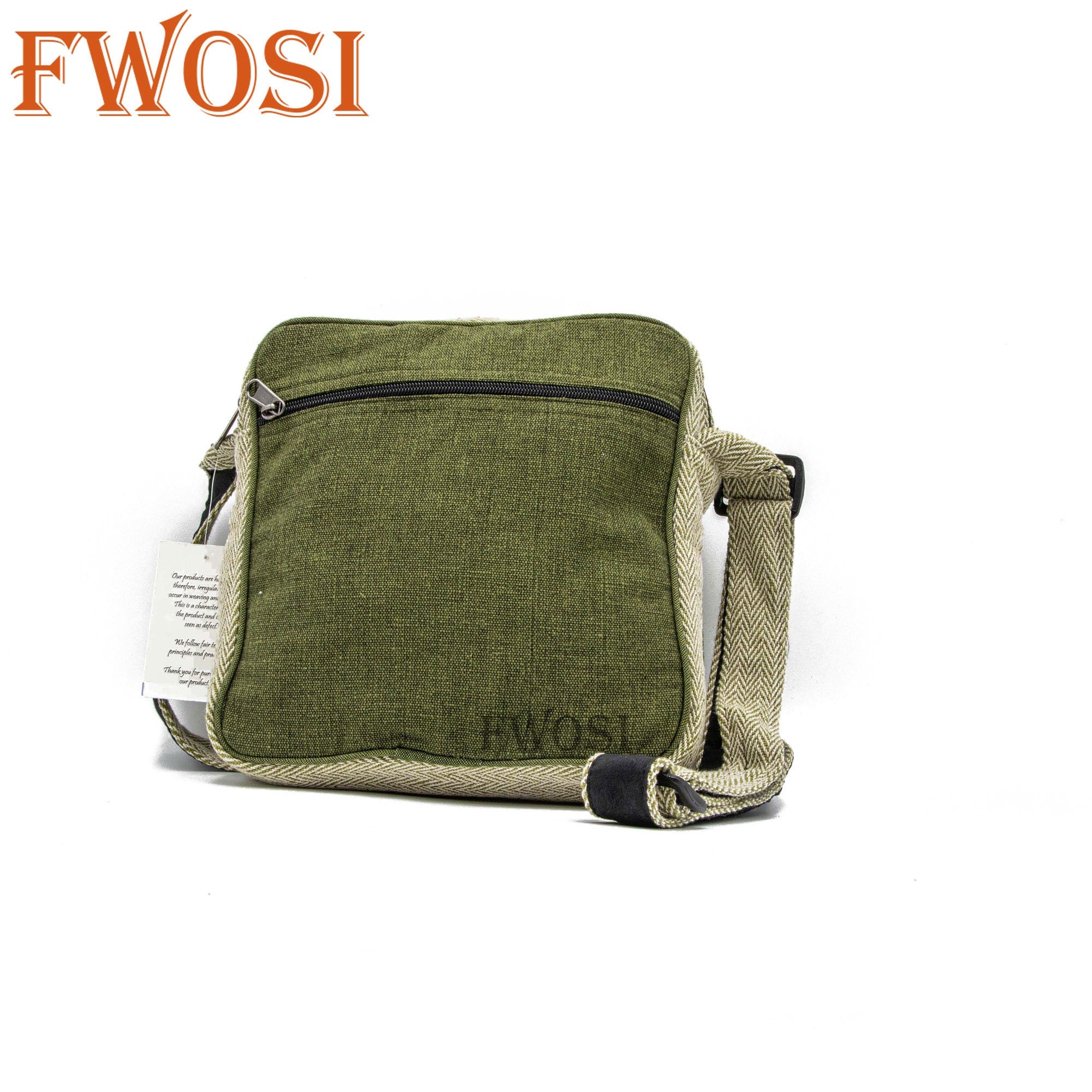 Hemp Crossbody Shoulder Bag - FWOSI