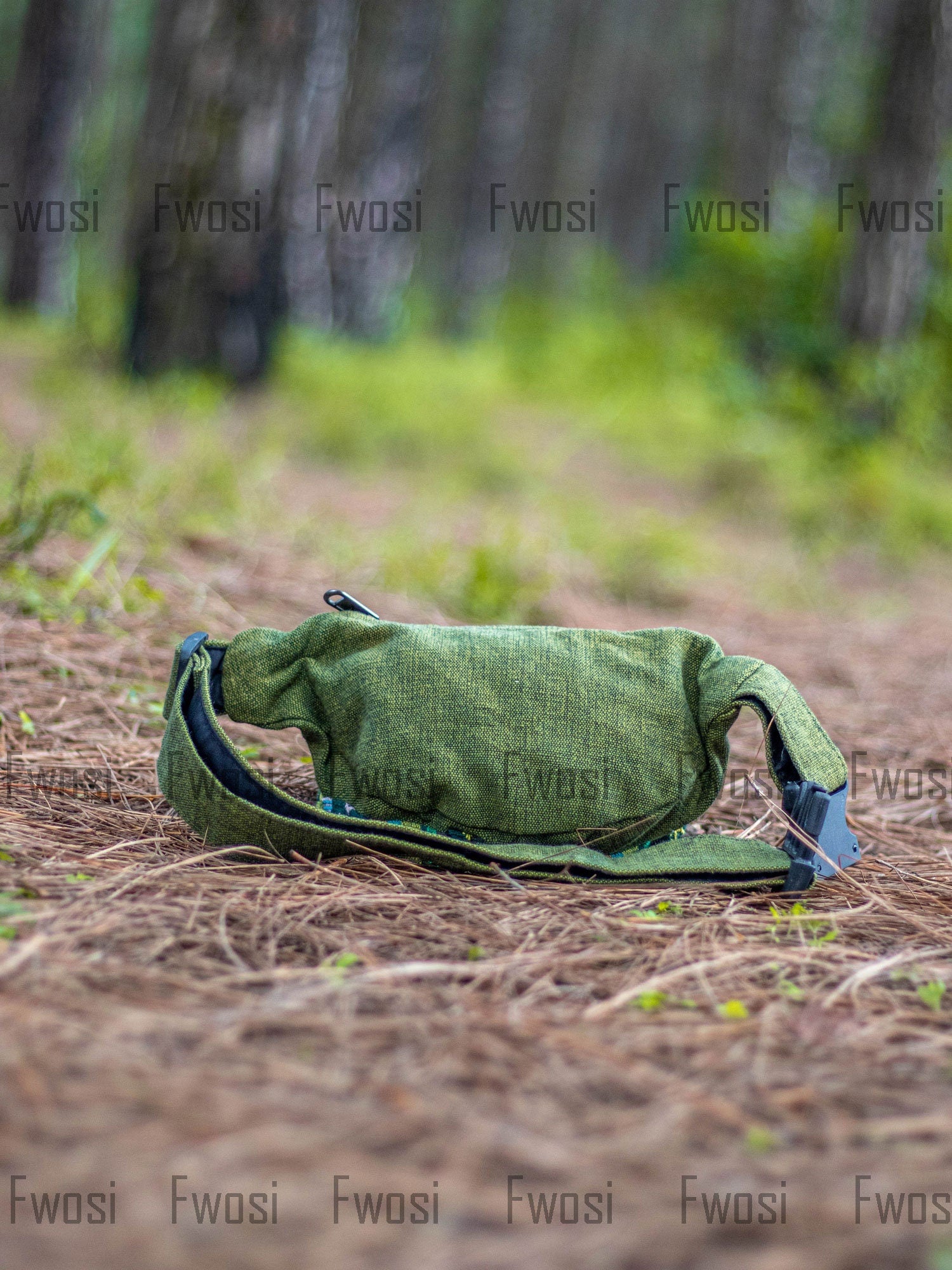 Green Hemp Fanny Pack -FWOSI