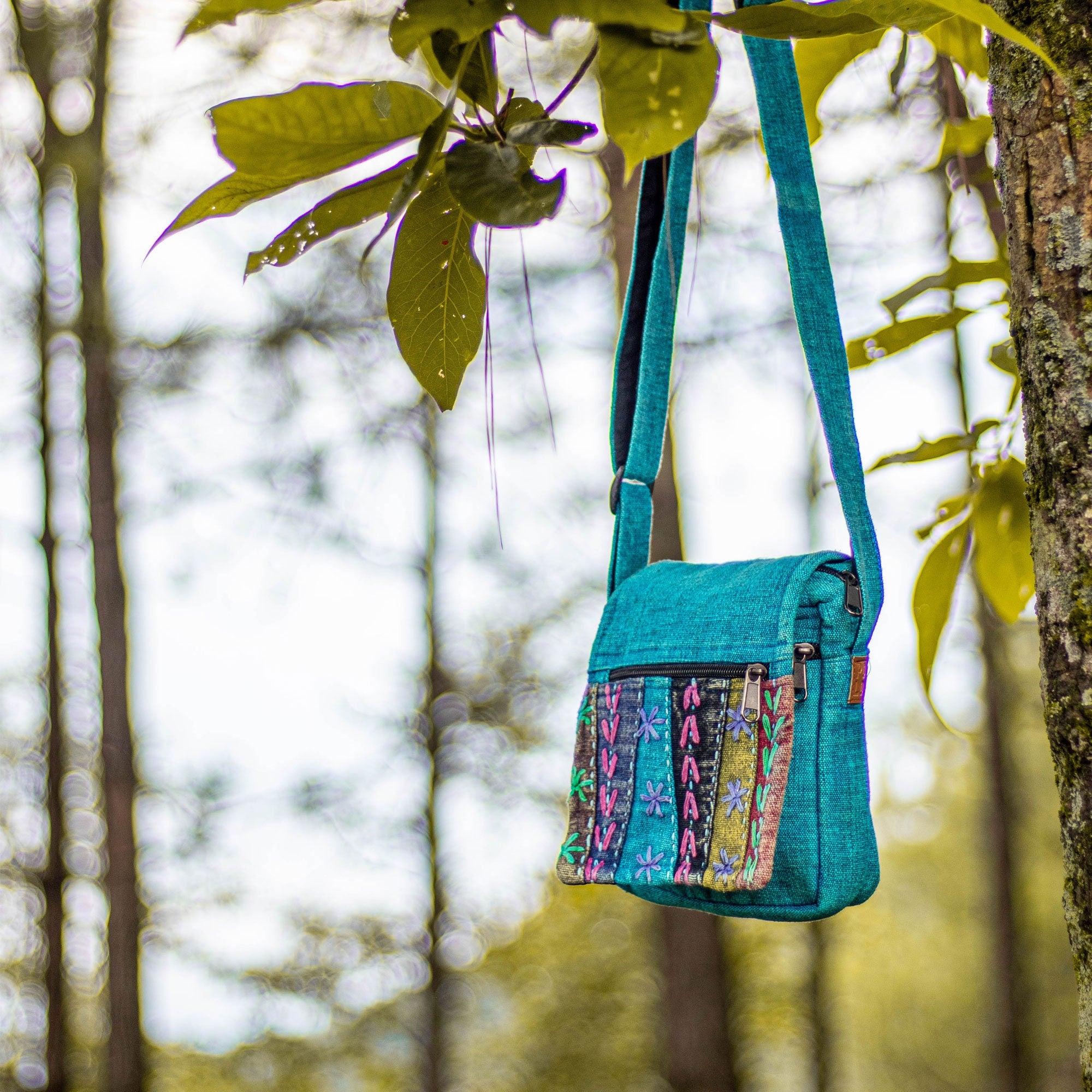 Hemp Hippie Shoulder Messenger Bag - FWOSI