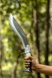 Genuine Gurkha Khukuri | 13 Inches 5 Chira Survival Kukri Knife - Camping Hunting Leather Knife | Farmer Using Blade - FWOSI