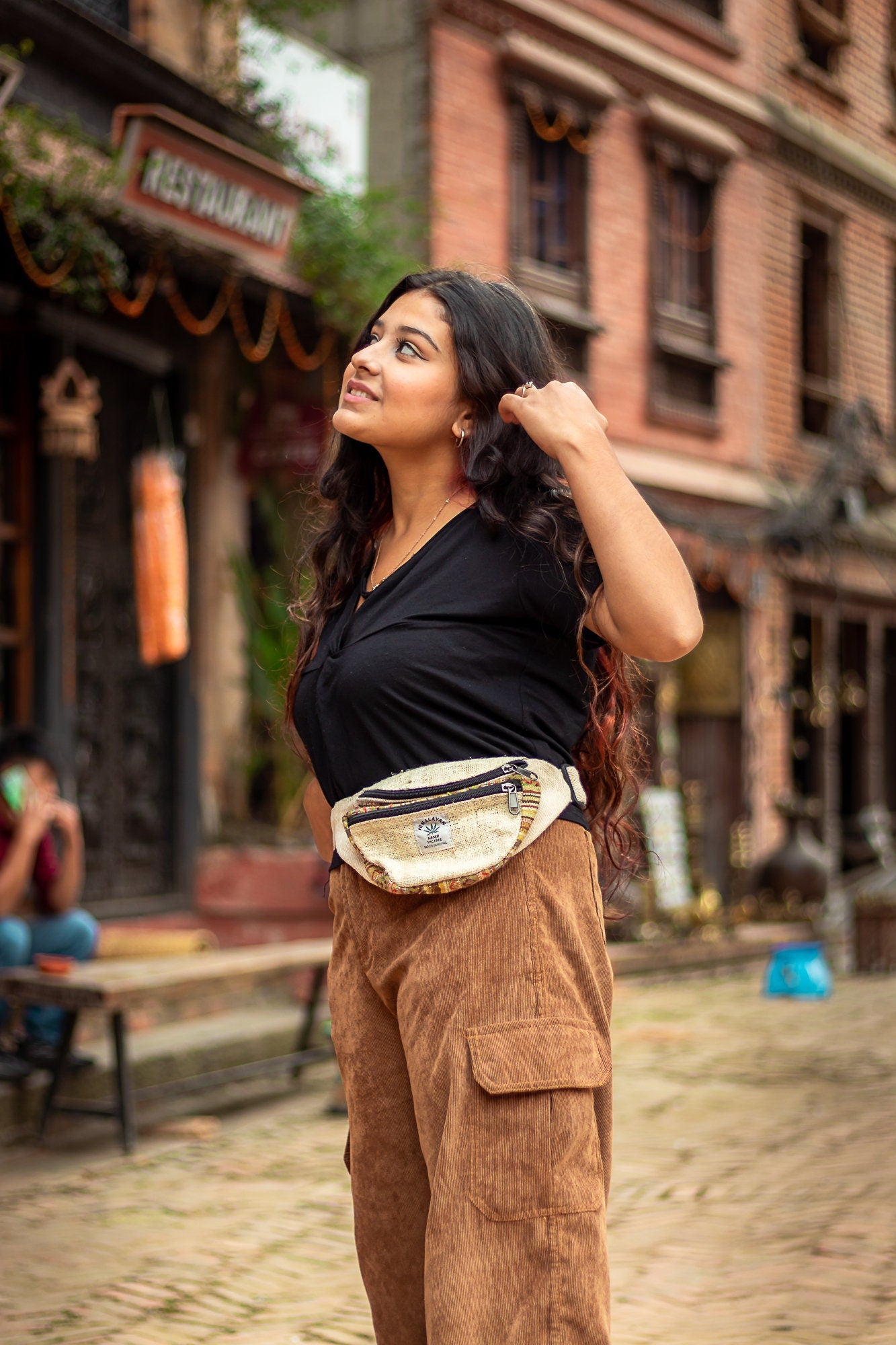 Hemp Hippie Fanny Pack Travel Bag - FWOSI