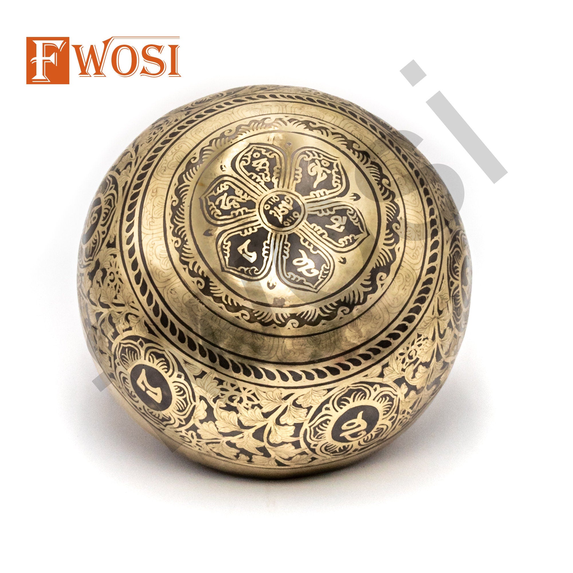 10 Inch Buddha Art Tibetan Singing Bowl Set