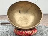 12 Inch Antique Tibetan Singing Bowl with Mallet | Meditation Bowl | Chakra Bowl | Yoga Singing Bowl | Mental Health Gift | Self-Care Gift - FWOSI
