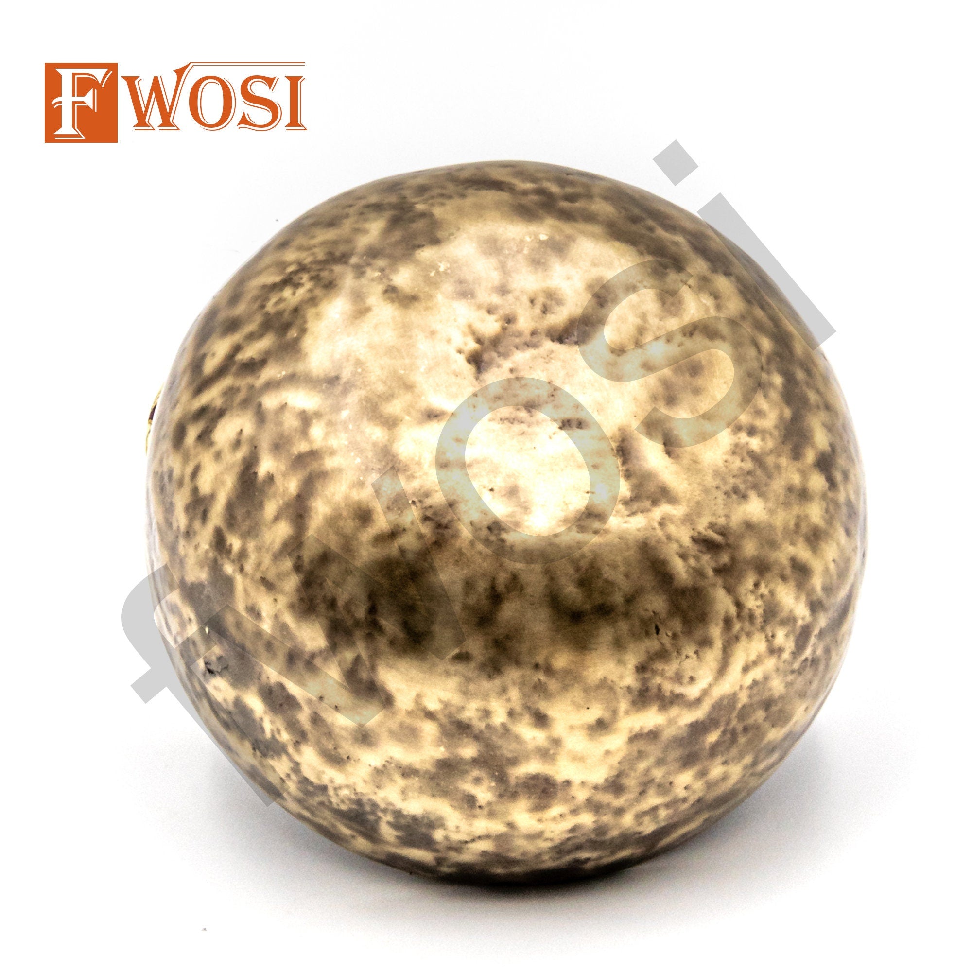 8.5 Inch Full Moon Tibetan Singing Bowl Set | Antique Meditation Ring Sound Bowl for Yoga Chakra Healing