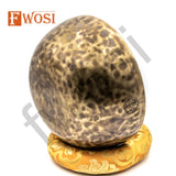 10 Inch Full Moon Tibetan Antique Meditation Ring Healing Bowl