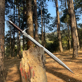 29 inches Blade Greek Achilles Sword, Replica Sword, Hand crafted in Nepal, Tempered Leaf spring of Truck, Sharpen, Ready to Use - FWOSI