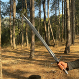 29 inches Blade Greek Achilles Sword, Replica Sword, Hand crafted in Nepal, Tempered Leaf spring of Truck, Sharpen, Ready to Use - FWOSI
