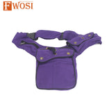 Purple Cotton Fanny Pack - FWOSI