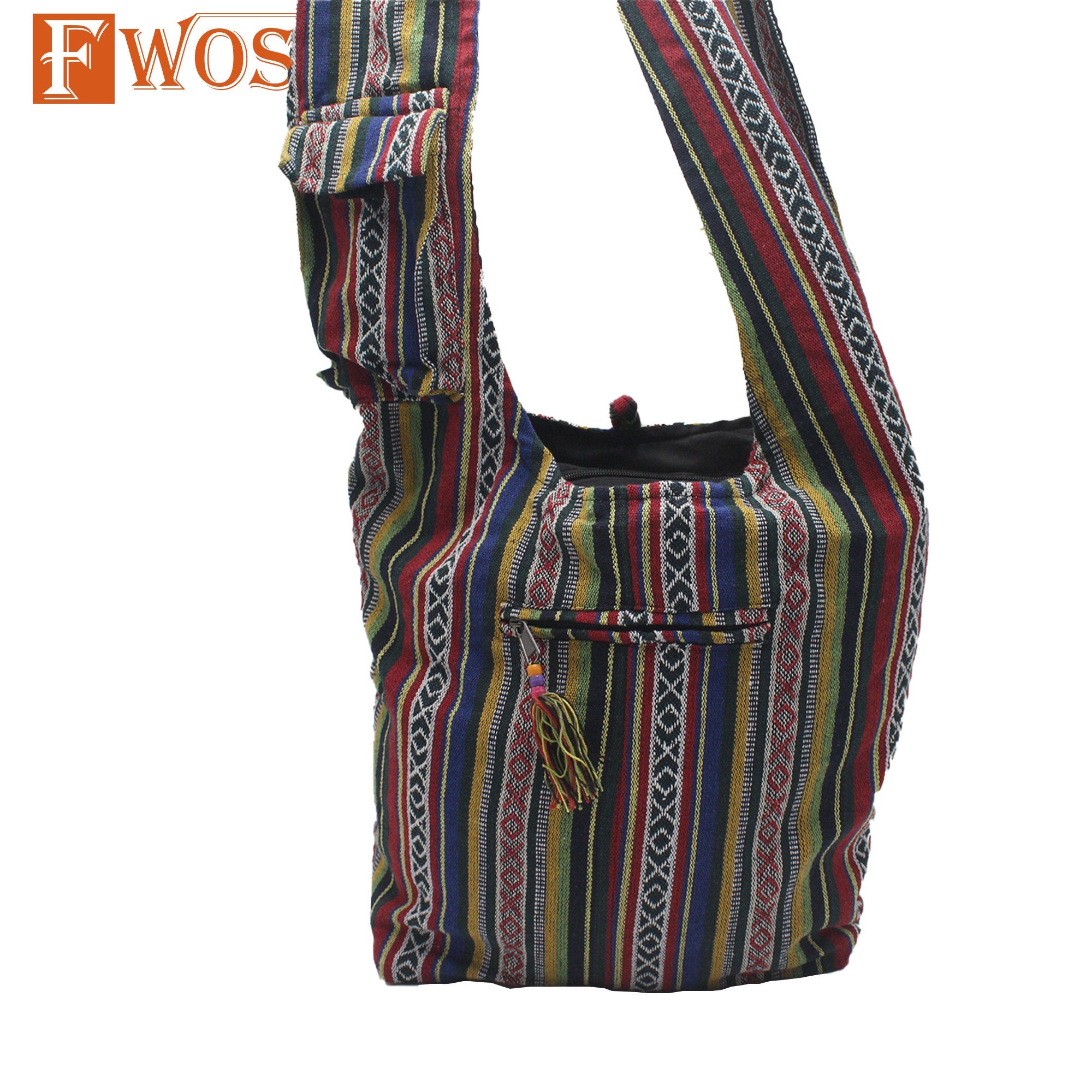 Cotton Shoulder Bohotusk Bag - FWOSI