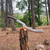 20 inches Blade forged Kopis-Truck Leaf spring, Balance water tempered-Ready to use - FWOSI