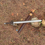 Handmade 20 Inch Viking Sword | Battle Sword | Hand Forged Sword | Carbon Steel Sword | Viking Seax Sword - FWOSI