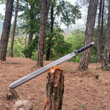 Handmade 20 Inch Viking Sword | Battle Sword | Hand Forged Sword | Carbon Steel Sword | Viking Seax Sword - FWOSI