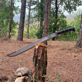 20 Inch Hand forged Machete Knife - Full Tang Traditional Decorative Kukri