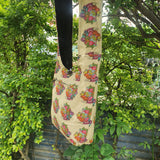 Unisex Cotton Patchwork Shoulder Bag - FWOSI