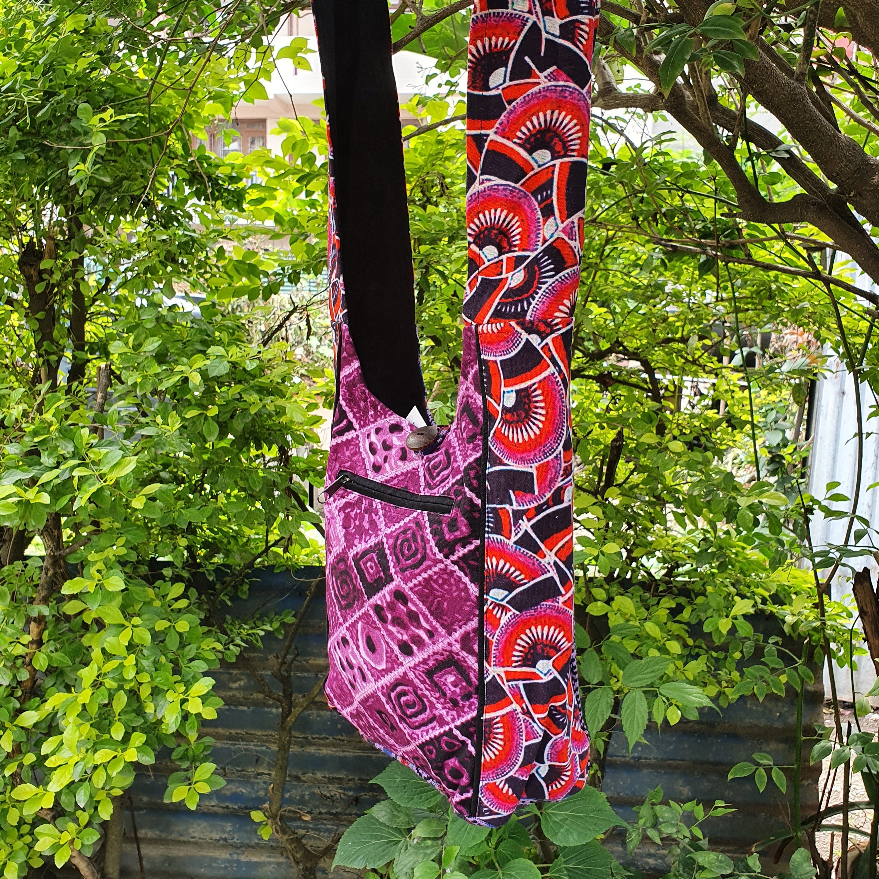 Gheri Stripe Cotton Shoulder Bag - FWOSI