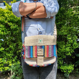 Hemp Hippie Crossbody Messenger Bag - FWOSI