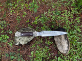10 Inch Digger knife| Balance oil tempered Knife | Ready to use hand forged knives/Knife | Fixed blade Full Tang Knife