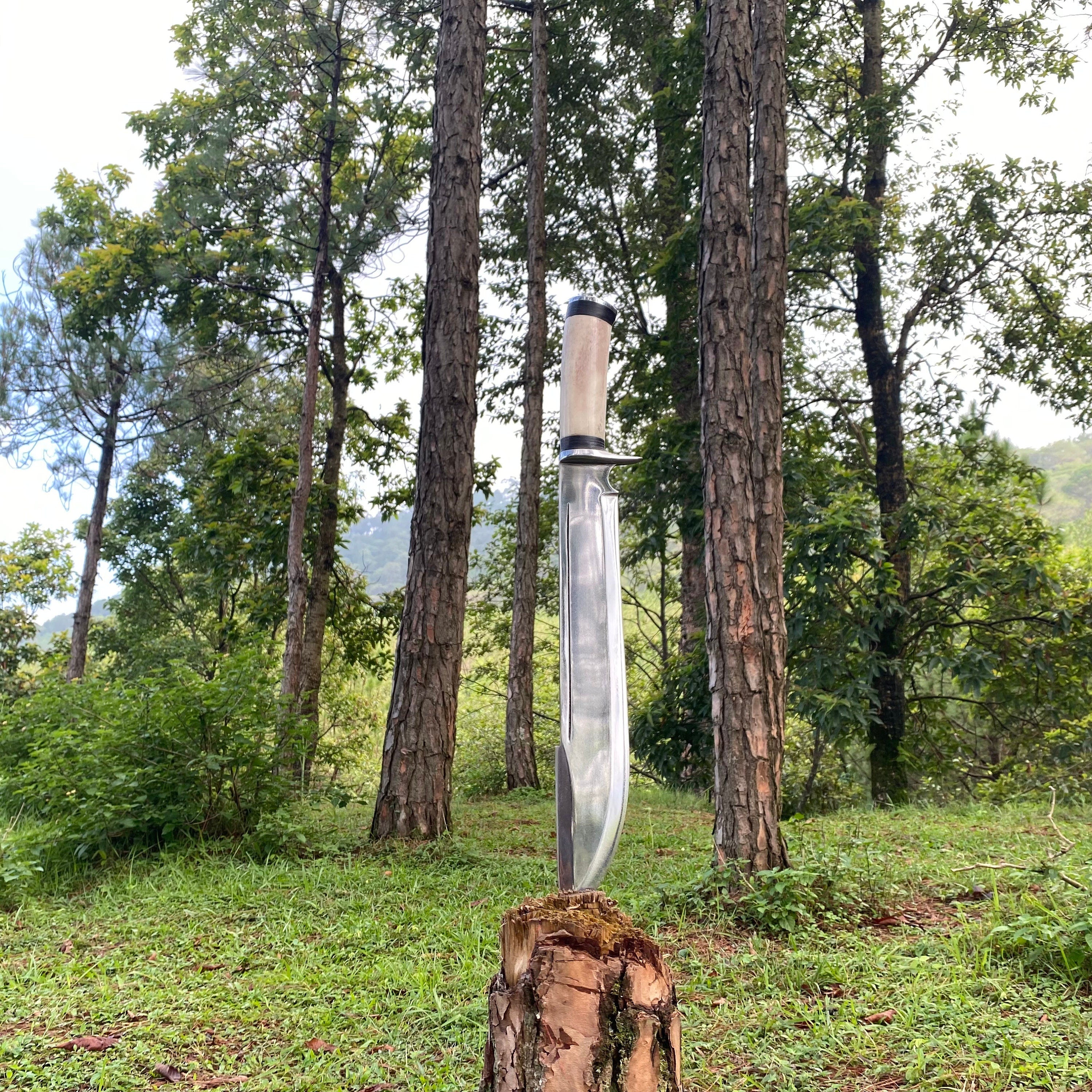 14.5 Inch Hand Forged Machete Kukri Knife | Handmade Tactical Machete Knife | Fixed Blade Gurkha Knife | Ready To Use Kukri Blade