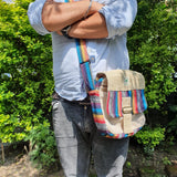 Hemp Hippie Crossbody Messenger Bag - FWOSI