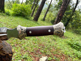 10 Inch Digger knife| Balance oil tempered Knife | Ready to use hand forged knives/Knife | Fixed blade Full Tang Knife