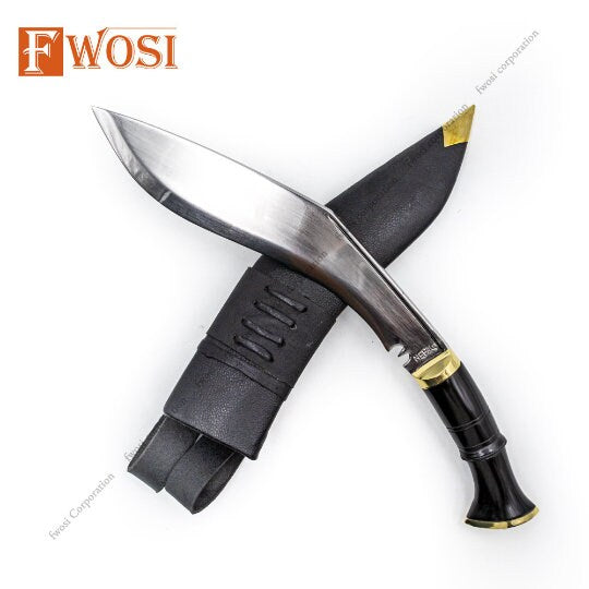 Handmade Nepalese Kukri Machete | Decorative Collectible with Leather Sheath