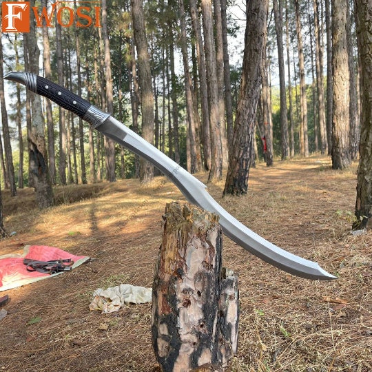 26 Inch Khopesh Sword | Hand Forged Full Tang Customized Sword | Survival Sword, Tactical blade | Viking Sword | Handmade Celtic Sword