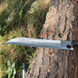 15.5 Inch Hand-Forged Seax Knife Machete Replica | Decorative Collectible Display