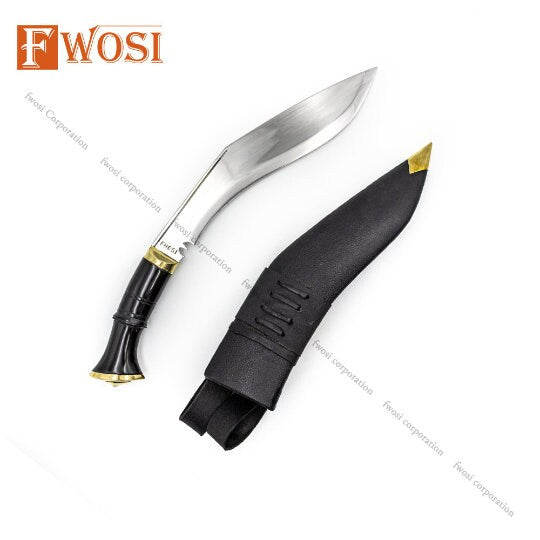 Handmade Nepalese Kukri Machete | Decorative Collectible with Leather Sheath