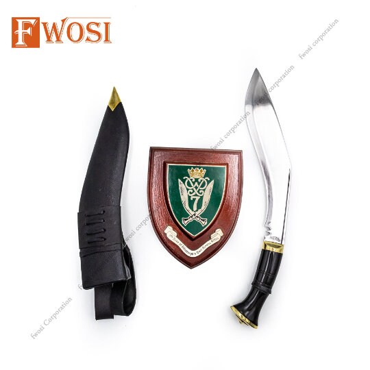 Handmade Nepalese Kukri Machete | Decorative Collectible with Leather Sheath