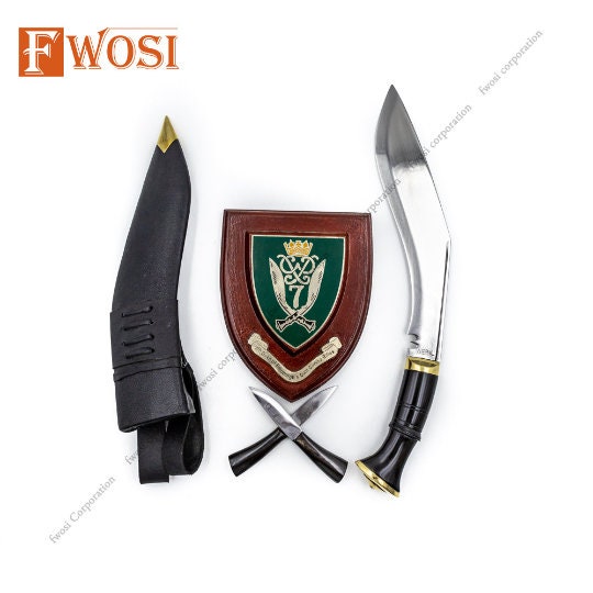 Handmade Nepalese Kukri Machete | Decorative Collectible with Leather Sheath