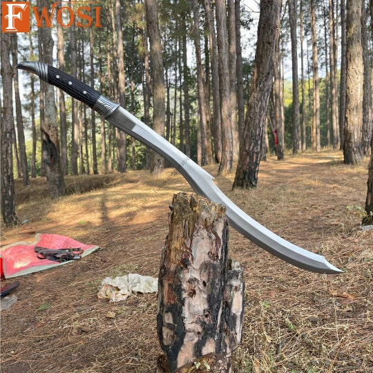 26 Inch Khopesh Sword | Hand Forged Full Tang Customized Sword | Survival Sword, Tactical blade | Viking Sword | Handmade Celtic Sword