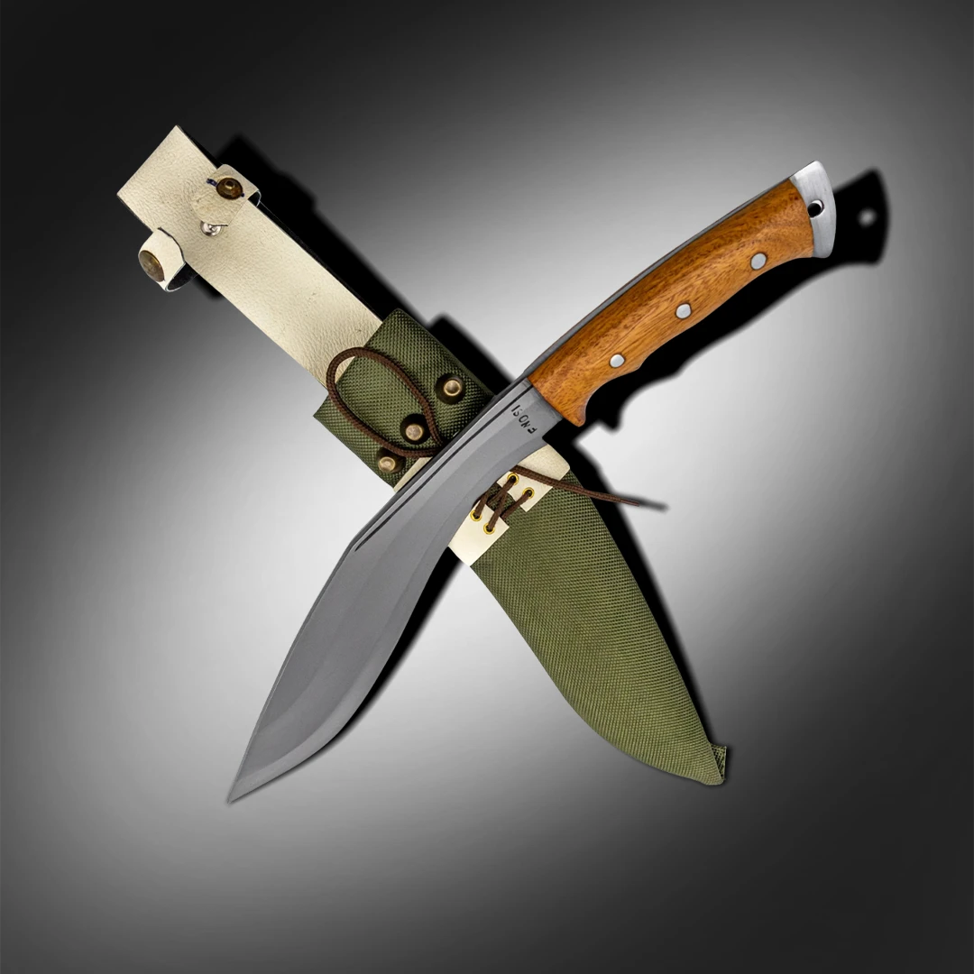 11-Inch Afghan Kukri - Hand-Forged Full-Tang Decorative Heritage Collectible Knife - FWOSI