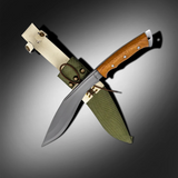 11-Inch Afghan Kukri - Hand-Forged Full-Tang Decorative Heritage Collectible Knife - FWOSI