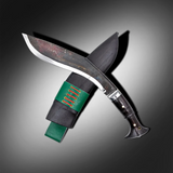 11-Inch Black Hand-Forged Kukri | Premium Collectible & Outdoor Display - FWOSI