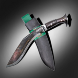 11-Inch Black Hand-Forged Kukri | Premium Collectible & Outdoor Display - FWOSI