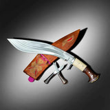 13-Inch Hand-Forged Kukri | 5-Chira Decorative Heritage Collectible - FWOSI
