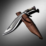 13-Inch Handmade Gurkha Kukri Knife with Leather Sheath | Collectible & Gift - FWOSI