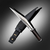 13 Inch Seax Knife - Machete Balanced Oil Tempered Blade - FWOSI