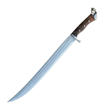 19 Inch Hand-Forged Sword Machete Replica | Decorative Collectible Display